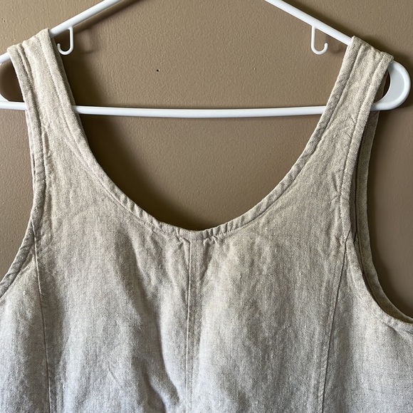 Elizabeth Suzann Clyde Jumpsuit in Flax Linen S-R - Picture 3 of 6